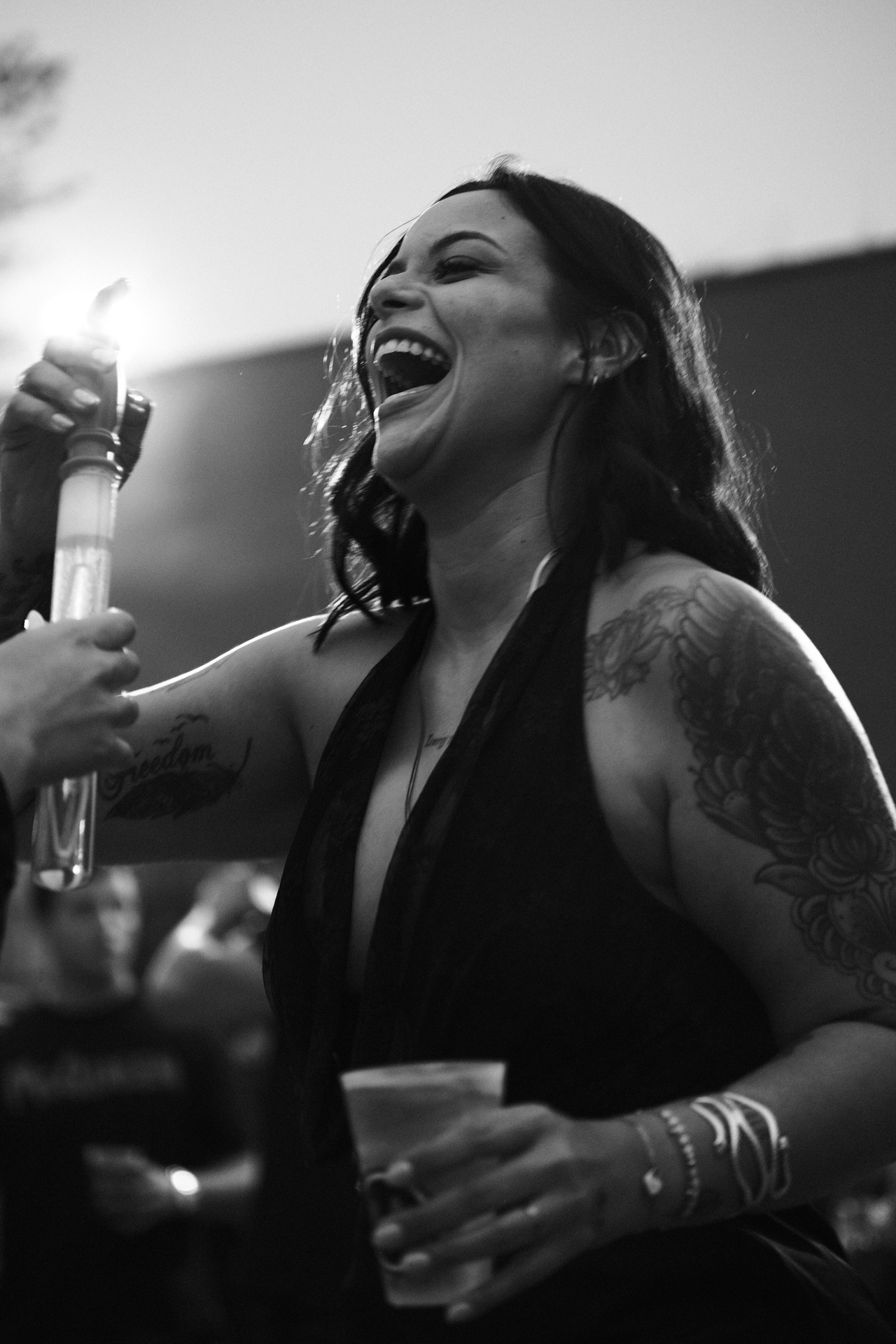 Risa espontánea durante la celebración de El Ritual